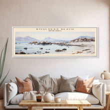 Load image into Gallery viewer, Boulders Beach COUNTRY Travel Poster Print, Framed Canvas Print, COUNTRY Travel Art, Wood Framed Art, Wall Hanging, Home Decor