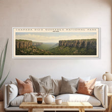 Cargar imagen en el visor de la galería, Chapada dos Guimarães National Park Framed Canvas Print Travel Poster | Wall Art | Home Decor | Gift For Travel Lover | Wall Hanging | Original Art