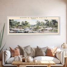 Load image into Gallery viewer, Dunn's River Falls Travel Print Wall Art, Travel Poster Print, Retro Style COUNTRY Home Decor, Wall Hanging, Travel Gift Idea, Unique Metal Art