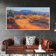 Carregar imagem no visualizador da galeria, Adorable cows at a red barn in the countryside, Framed Canvas Print, great for rustic living room, farmhouse wall decor art