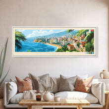 Load image into Gallery viewer, Antananarivo, Madagascar Panoramic Travel Poster Canvas Print, Antananarivo, Madagascar Painting, Madagascar Art, Antananarivo Panoramic Travel Art, Travel Painting
