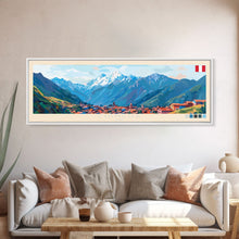 Cargar imagen en el visor de la galería, Chincha, Peru Travel Poster Panoramic Canvas Print, Chincha, Peru Painting, Peru Art, Chincha Travel Art, Guest Room Painting