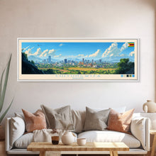Cargar imagen en el visor de la galería, Chitungwiza, Zimbabwe Panoramic Travel Poster Canvas Print, Chitungwiza, Zimbabwe Painting, Zimbabwe Art, Chitungwiza Panoramic Travel Art, Travel Painting