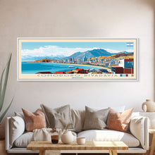 Cargar imagen en el visor de la galería, Comodoro Rivadavia, Argentina Panoramic Travel Poster Canvas Print, Comodoro Rivadavia, Argentina Painting, Argentina Art, Comodoro Rivadavia Panoramic Travel Art, Travel Painting