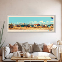 Load image into Gallery viewer, Diepsloot, South Africa Panoramic Travel Poster Canvas Print, Diepsloot, South Africa Painting, South Africa Art, Diepsloot Travel Art, Living Room Painting