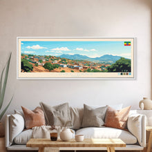 Load image into Gallery viewer, Dire Dawa, Ethiopia Travel Poster Panoramic Canvas Print, Dire Dawa, Ethiopia Painting, Ethiopia Art, Dire Dawa Travel Art, Guest Room Painting