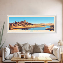 Load image into Gallery viewer, Eldoret, Kenya Panoramic Travel Poster Canvas Print, Eldoret, Kenya Painting, Kenya Art, Eldoret Travel Art, Living Room Painting