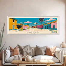 Load image into Gallery viewer, Andulo, Angola Panoramic Canvas Print, Andulo, Angola Painting, Angola Art, Andulo Travel Poster, Travel Art, Guest Room Painting