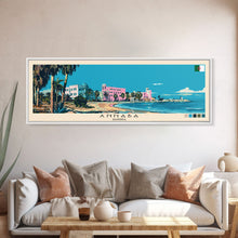 Load image into Gallery viewer, Annaba, Algeria Panoramic Canvas Print, Annaba, Algeria Painting, Algeria Art, Annaba Travel Poster, Travel Art, Vacation Gift