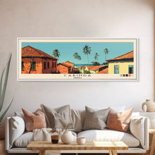 Carregar imagem no visualizador da galeria, Cabinda, Angola Panoramic Canvas Print, Cabinda, Angola Painting, Angola Art, Cabinda Travel Poster, Travel Art, Vacation Gift
