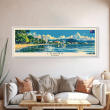 Carregar imagem no visualizador da galeria, Cairns, Australia Panoramic Canvas Print, Cairns, Australia Painting, Australia Art, Cairns Travel Poster, Travel Art, Living Room Painting