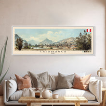 Carregar imagem no visualizador da galeria, Cajamarca, Peru Panoramic Canvas Print, Cajamarca, Peru Painting, Peru Art, Cajamarca Travel Poster, Travel Art, Guest Room Painting