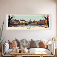 Carregar imagem no visualizador da galeria, Carlisle, England Panoramic Canvas Print, Carlisle, England Painting, England Art, Carlisle Travel Poster, Travel Art, Vacation Gift