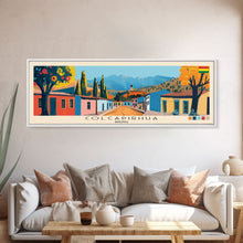 Cargar imagen en el visor de la galería, Colcapirhua, Bolivia Panoramic Canvas Print, Colcapirhua, Bolivia Painting, Bolivia Art, Colcapirhua Travel Poster, Travel Art, Housewarming Gift