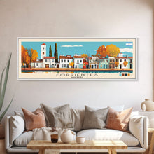 Load image into Gallery viewer, Corrientes, Argentina Panoramic Canvas Print, Corrientes, Argentina Painting, Argentina Art, Corrientes Travel Poster, Travel Art, Vacation Gift