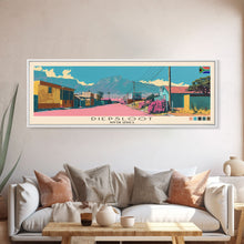 Load image into Gallery viewer, Diepsloot, South Africa Panoramic Canvas Print, Diepsloot, South Africa Painting, South Africa Art, Diepsloot Travel Poster, Travel Art, Guest Room Painting