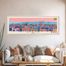 Load image into Gallery viewer, El Alto, Bolivia Panoramic Canvas Print, El Alto, Bolivia Painting, Bolivia Art, El Alto Travel Poster, Travel Art, Housewarming Gift