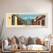 Load image into Gallery viewer, Ibarra, Ecuador Panoramic Canvas Print, Ibarra, Ecuador Painting, Ecuador Art, Ibarra Travel Poster, Travel Art, Housewarming Gift