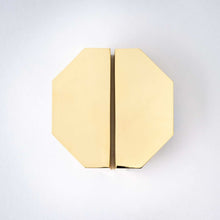 Cargar imagen en el visor de la galería, Alto, Solid Brass Half Hex Pulls
