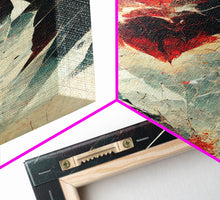 Load image into Gallery viewer, Anatomy of a Broken Heart, Framed Canvas Print, Ready To Hang Framed Wall Art, Living Room Wall Hanging