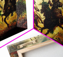 Load image into Gallery viewer, Depiction Of An Ancient Battle, Cool Office Mancave Decor, Wall Decor, Ready To Hang Framed Canvas Print, Oversize Wall Art