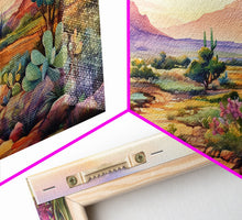 Carregar imagem no visualizador da galeria, Southwestern Desert Landscape 3 Piece Canvas Prints, Painting, Minimalist Art, Decor, Wall Decor, Wallpaper, Digital Prints, Wall Art
