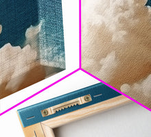 Load image into Gallery viewer, Cloud Wall Art Triptych 3 Piece Set Blue Wall Art Abstract Art Print Minimalist Wall Ar Indigo Art Maximalist Deco Sky Wall Art Sky Print