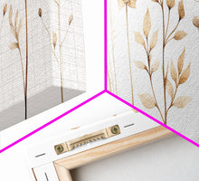 Load image into Gallery viewer, Boho Style Minimalist Farmhouse 3 Piece Wall Art, White Background Wildflowers, Botanical Floral Art, Rustic Chic Decor