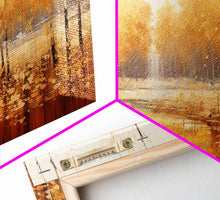 Carregar imagem no visualizador da galeria, Fall Centerpiece Landscape Painting Canvas Print, Autumn Decor, Fall Centerpiece, Fall Home Decor, Fall Wall Decor, Fall Home Decor