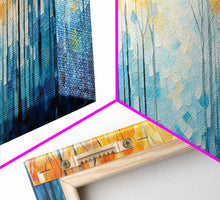 Carregar imagem no visualizador da galeria, Abstract Wall Art, Forest Wall Decor, Forest Painting, Wall Art, Canvas Print, Wall Hanging, Landscape Art, Farmhouse Wall Decor, Cozy Gift