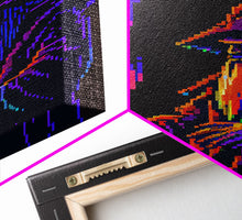 Load image into Gallery viewer, Angry Old Wizard Fire Scepter Gamer Fine Art Print, Wall Decor, Wall Poster, Wall Art Print