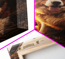 Load image into Gallery viewer, Bernese Mountain Dog Wall Print, Dog Wall Art, Farmhouse Wall Art, Wall Art, Framed Wall Art, Framed Canvas. Wall Print, Wall Canvas