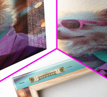 Cargar imagen en el visor de la galería, Chihuahua Wall Print, Dog Wall Art, Dog Sunglasses, Dog In Pink Jacket, Funny Art, Framed Wall Art, Framed Canvas, Wall Print, Wall Canvas