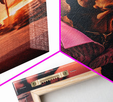 Load image into Gallery viewer, Dachshund Wall Print, Dog Portrait, Dog Sunglasses, Dog In Pink Suit, Dog Art Print, Framed Wall Art, Framed Canvas, Wall Print, Wall Canvas