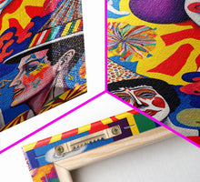 Carregar imagem no visualizador da galeria, Fictional Circus Poster Art Canvas Print, Framed Canvas Art, Creepy Circus Art