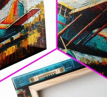 Carregar imagem no visualizador da galeria, Aeroplane Art, Antique Airplane Painting Canvas Print, Framed Canvas Art, Above Sofa Art, Gift for RC Plane Pilot