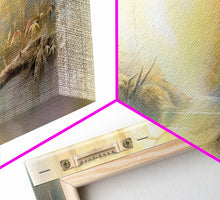 Load image into Gallery viewer, Beautiful Misty Landscape Wall Art Print, Foggy Lake, River, Trees, Wall Decor, Large Canvas Art Print, Panoramic, Wall Art, Canvas Print