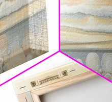 Carregar imagem no visualizador da galeria, Abstract Ocean Wall Art Canvas Print, Pastel Beach Wall Art, Seascape Wall Decor, Ocean Waves Wall Art, Panoramic, Wall Art, Canvas Print