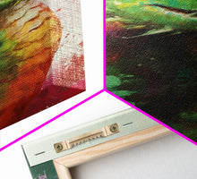 Load image into Gallery viewer, Framed Dragon Print, Watercolor Painting Of A Beautiful Dragon, Canvas Print, Canvas Art, Fantasy Decor