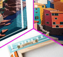 Cargar imagen en el visor de la galería, Cinque Terre, Italy Travel Poster, Europe Wall Art, Coastline, Travel Wall Print, Travel Poster, Travel Wall Art, Canvas Wall Print