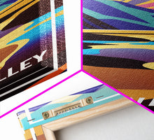 Load image into Gallery viewer, Death Valley, California Wall Art, America Travel Poster, Travel Wall Print, Travel Poster, Travel Wall Art, Canvas Wall Print