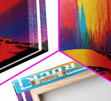 Carregar imagem no visualizador da galeria, Australia Art, Ayers Rock, Australia, Colorful Art, Travel Wall Print, Travel Poster, Travel Artwork, Travel Wall Art, Canvas Wall Print