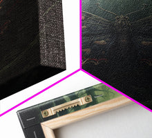 Carregar imagem no visualizador da galeria, Butterfly Wall Decor, Butterfly In Woods, Green Wall Art, Insect Wall Decor, Wall Decor, Canvas Print, Wall Art, Framed Canvas