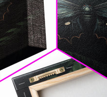 Carregar imagem no visualizador da galeria, Butterfly In Woods, Butterfly Wall Decor, Dark Art, Green Wall Art, Insect Wall Decor, Wall Decor, Canvas Print, Wall Art, Framed Canvas