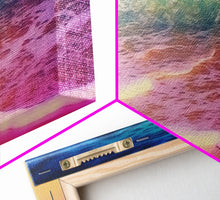 Load image into Gallery viewer, Beach Wall Art, Seashore Wall Decor, Seascape Wall Art, Waves Wall Decor, Panoramic Wall Decor, Canvas Print, Wall Art, Framed Canvas Art