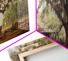 Carregar imagem no visualizador da galeria, Abandoned House Wall Decor, Rural Wall Decor, Old Farm House Wall Decor, Panoramic Wall Decor, Canvas Print, Wall Art, Framed Canvas Art