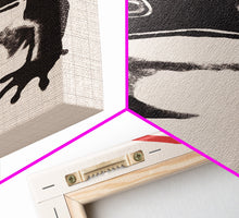 Load image into Gallery viewer, Japan Art Matsumoto Hoji Inspired frog art print Japanese woodblock reproduction Ugly cute toad Print Wabi sabi wall art Vintage