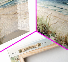 Carregar imagem no visualizador da galeria, Framed Ocean Art, Beach Wall Art, Canvas Print, Framed Wall Art, Living Room Wall Decor, Abstract Landscape Art, Beach Painting