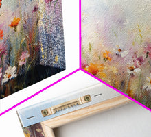 Carregar imagem no visualizador da galeria, Butterflies Wall Art, Wildflower Meadow, Panoramic Art, Wall Art, Canvas Art, Landscape Art, Spring Meadow Print, Wife Gift, Boho Wall Art