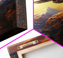 Load image into Gallery viewer, Eagle Wall Art, Mountain Art Print, Animal Art, Nature Print, Canvas Print, Wall Art, Vertical Art, Gift For Boss, Camper Wall Decor